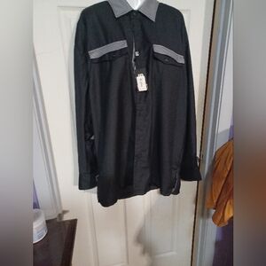 Men's Black Dress Shirt